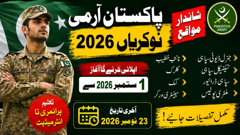 Pakistan Army Jobs 2026 New Recruitment Open for JCO and Soldiers